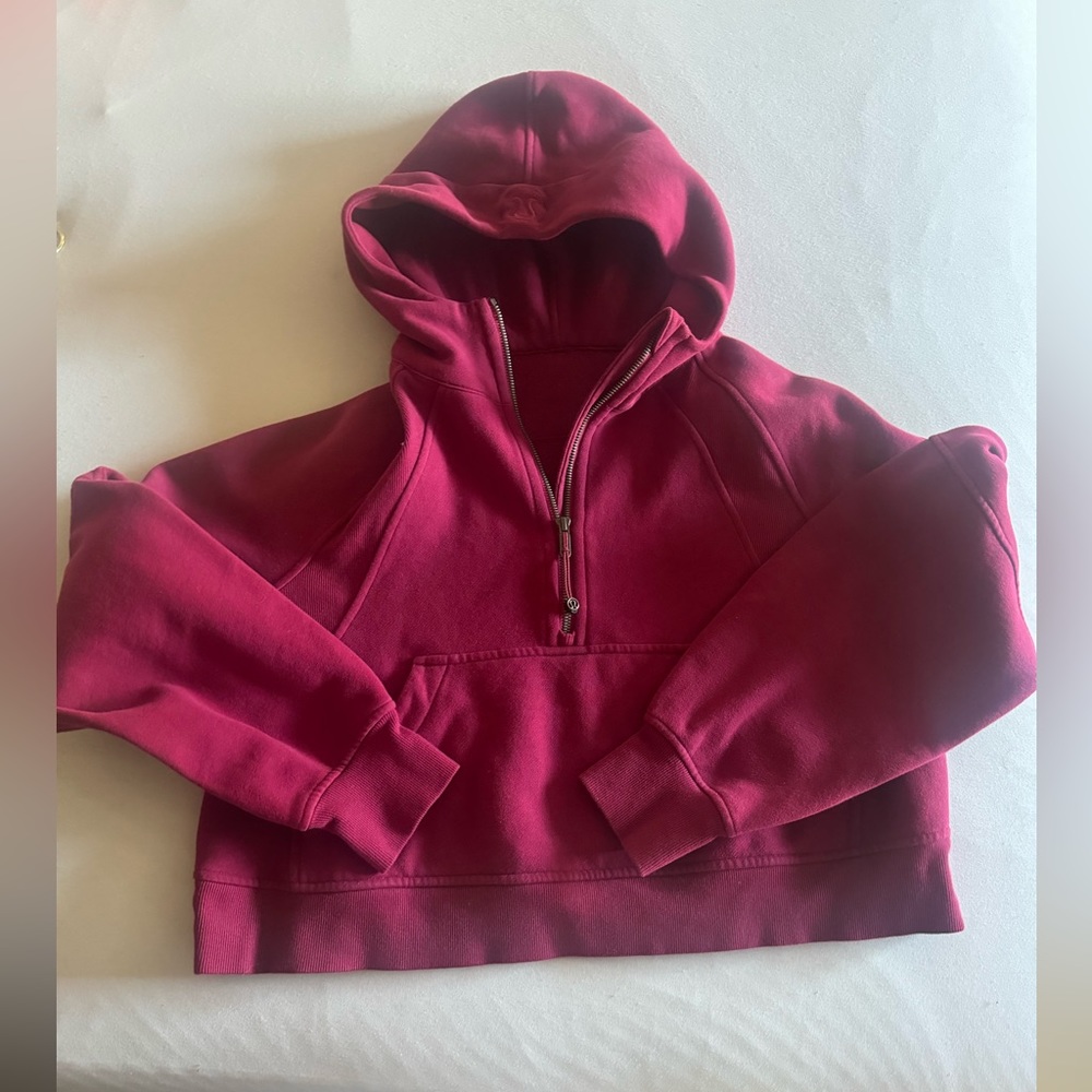 Lululemon oversized half zip hoodie.